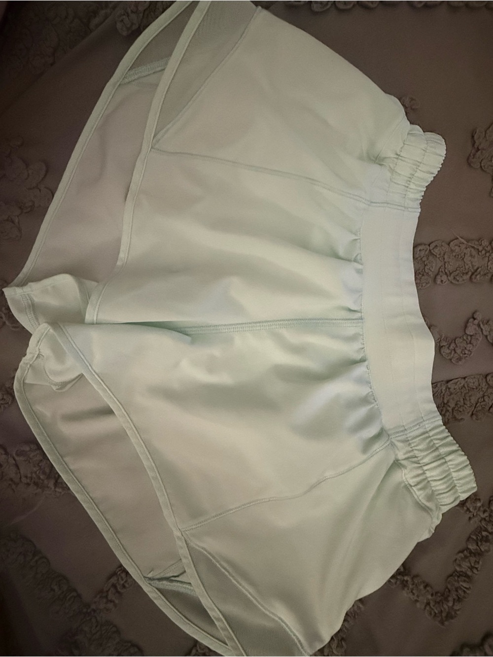 lululemon athletica Mint Green Athletic Running Shorts